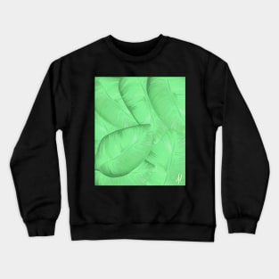 Oil Painting Leaves Crewneck Sweatshirt